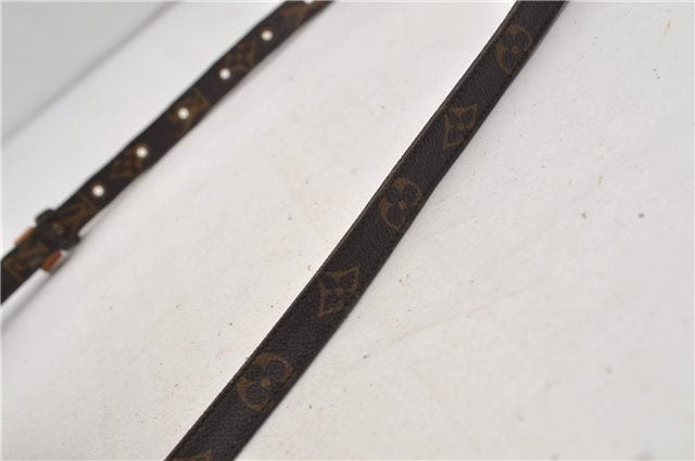 Authentic Louis Vuitton Monogram Danube Shoulder Cross Body Bag M45266 LV 0181E