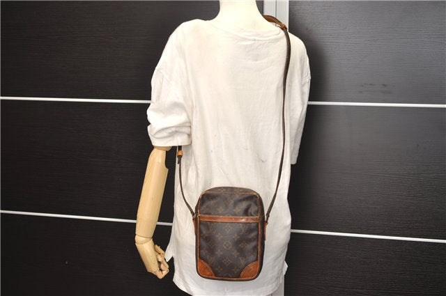 Authentic Louis Vuitton Monogram Danube Shoulder Cross Body Bag M45266 LV 0181E
