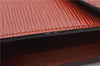 Authentic Louis Vuitton Epi Montaigne 23 Clutch Bag Brown M52663 LV 0183D