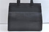 Authentic Salvatore Ferragamo Vara Ribbon Leather 2Way Hand Bag Black SF 0186F