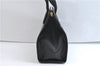 Authentic Salvatore Ferragamo Vara Ribbon Leather 2Way Hand Bag Black SF 0186F