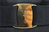 Authentic Salvatore Ferragamo Vara Ribbon Leather 2Way Hand Bag Black SF 0186F