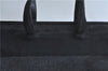 Authentic Salvatore Ferragamo Vara Ribbon Leather 2Way Hand Bag Black SF 0186F