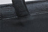 Authentic Salvatore Ferragamo Vara Ribbon Leather 2Way Hand Bag Black SF 0186F