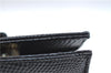 Authentic Salvatore Ferragamo Vara Ribbon Leather 2Way Hand Bag Black SF 0186F