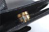 Authentic Salvatore Ferragamo Vara Ribbon Leather 2Way Hand Bag Black SF 0186F