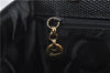 Authentic Salvatore Ferragamo Vara Ribbon Leather 2Way Hand Bag Black SF 0186F