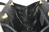 Authentic Salvatore Ferragamo Vara Ribbon Leather 2Way Hand Bag Black SF 0186F