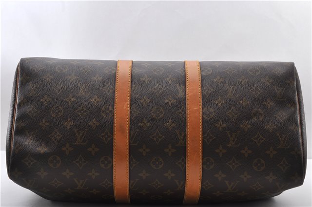 Authentic Louis Vuitton Monogram Keepall 45 Boston Bag M41428 LV 0187D