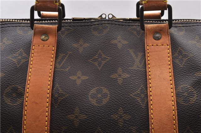 Authentic Louis Vuitton Monogram Keepall 45 Boston Bag M41428 LV 0187D