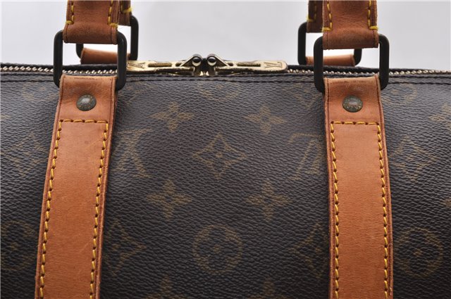 Authentic Louis Vuitton Monogram Keepall 45 Boston Bag M41428 LV 0187D