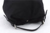 Authentic FENDI Jersey Leather Shoulder Hand Bag Purse Black 0189D