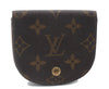 Authentic Louis Vuitton Monogram Porte Monnaie Gousset Coin Case M61970 LV 0191D