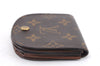 Authentic Louis Vuitton Monogram Porte Monnaie Gousset Coin Case M61970 LV 0191D