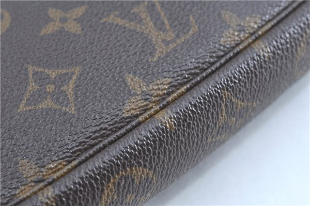 Authentic Louis Vuitton Monogram Pochette Accessoires Pouch M51980 LV 0192B