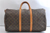 Authentic Louis Vuitton Monogram Keepall Bandouliere 50 M41416 Boston Bag 0193F