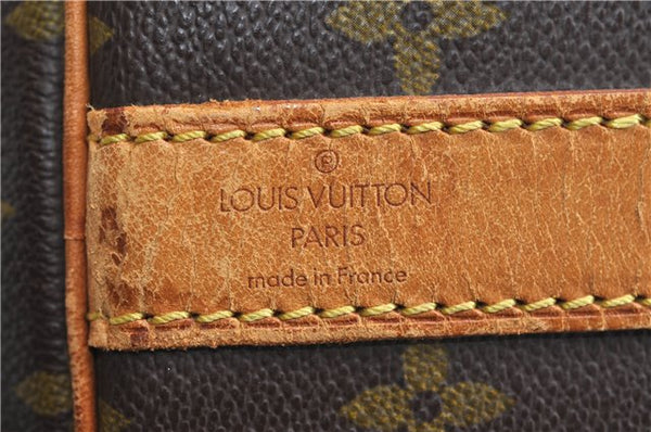 Authentic Louis Vuitton Monogram Keepall Bandouliere 50 M41416 Boston Bag 0193F