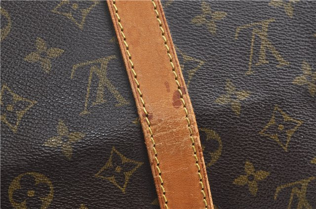 Authentic Louis Vuitton Monogram Keepall Bandouliere 50 M41416 Boston Bag 0193F