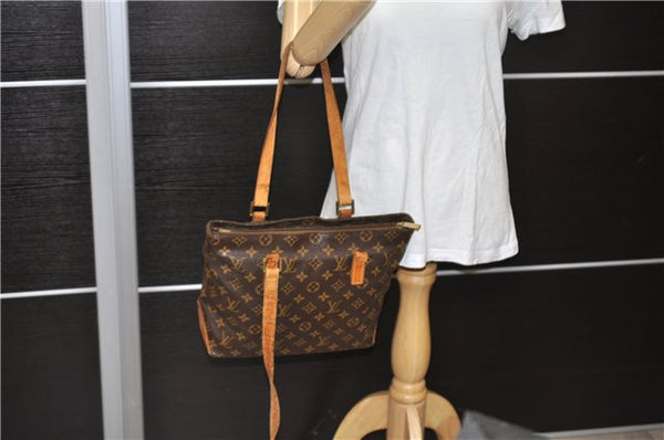 Authentic Louis Vuitton Monogram Cabas Piano Tote Bag M51148 LV Junk 0194D