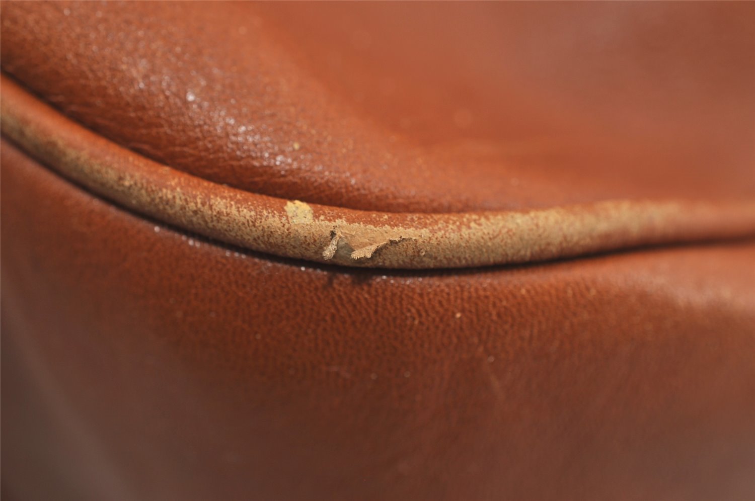 Authentic GUCCI Vintage Bamboo 2Way Shoulder Hand Bag Leather Brown Junk 0194I