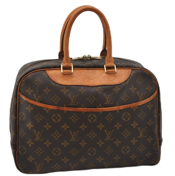 Authentic Louis Vuitton Monogram Deauville Hand Bag Purse M47270 LV 0195F