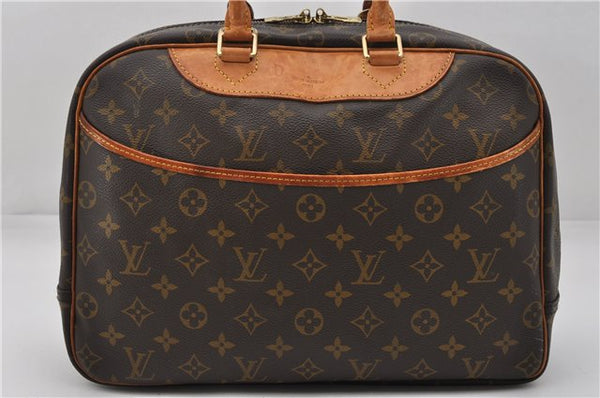 Authentic Louis Vuitton Monogram Deauville Hand Bag Purse M47270 LV 0195F