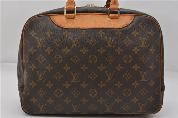 Authentic Louis Vuitton Monogram Deauville Hand Bag Purse M47270 LV 0195F