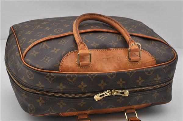 Authentic Louis Vuitton Monogram Deauville Hand Bag Purse M47270 LV 0195F