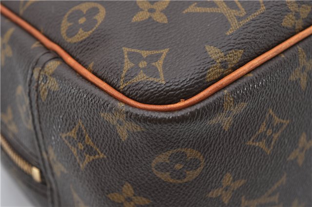 Authentic Louis Vuitton Monogram Deauville Hand Bag Purse M47270 LV 0195F