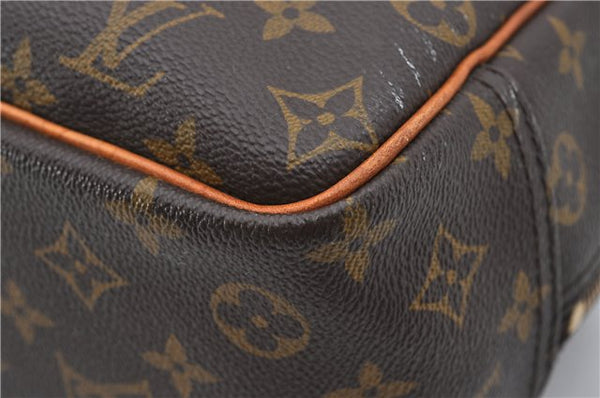 Authentic Louis Vuitton Monogram Deauville Hand Bag Purse M47270 LV 0195F
