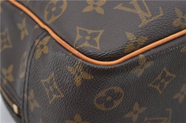 Authentic Louis Vuitton Monogram Deauville Hand Bag Purse M47270 LV 0195F