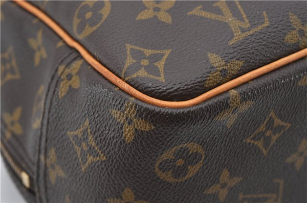 Authentic Louis Vuitton Monogram Deauville Hand Bag Purse M47270 LV 0195F