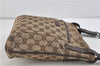 Authentic GUCCI Shoulder Cross Body Bag GG Canvas Leather 122793 Brown 0196D