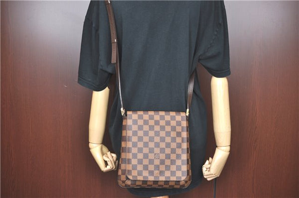 Auth Louis Vuitton Damier Musette Salsa Long Shoulder Cross Bag N51300 LV 0197C