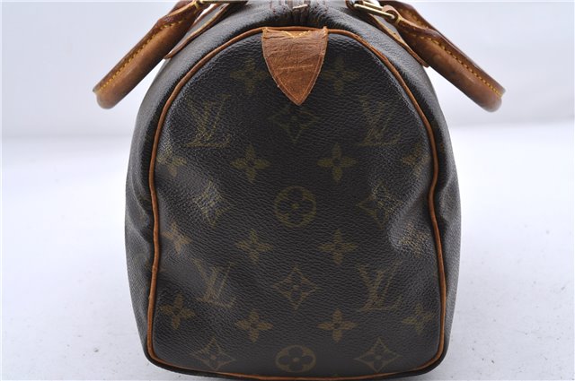 Authentic Louis Vuitton Monogram Speedy 25 Hand Bag M41528 LV 0199D