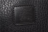 Authentic Burberrys Vintage Leather Briefcase Business Bag Black 0199G