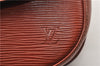 Authentic Louis Vuitton Epi Saint Cloud GM Shoulder Bag Brown LV 0200G