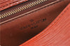 Authentic Louis Vuitton Epi Saint Cloud GM Shoulder Bag Brown LV 0200G