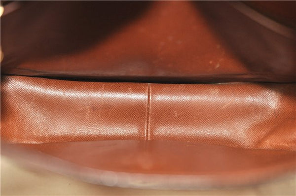 Authentic Louis Vuitton Epi Saint Cloud GM Shoulder Bag Brown LV 0200G