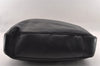 Authentic GUCCI Bamboo Shoulder Tote Bag Leather 0011577 Black Junk 0200I