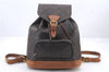 Authentic Louis Vuitton Monogram Montsouris MM Backpack M51136 LV 0201D