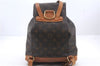 Authentic Louis Vuitton Monogram Montsouris MM Backpack M51136 LV 0201D