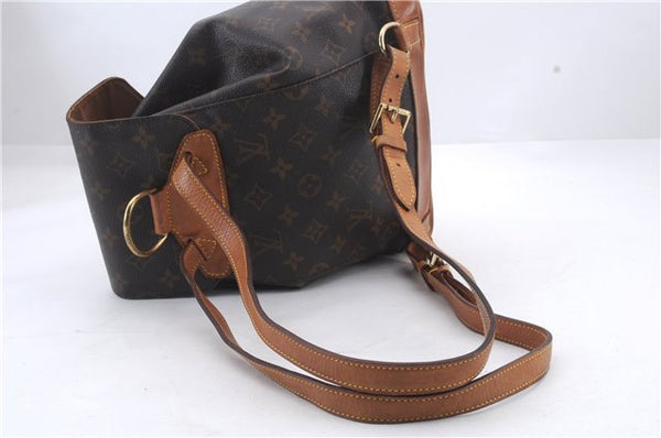 Authentic Louis Vuitton Monogram Montsouris MM Backpack M51136 LV 0201D