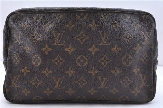 Auth Louis Vuitton Monogram Trousse Toilette 28 Clutch Bag M47522 LV Junk 0201E