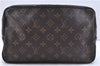 Auth Louis Vuitton Monogram Trousse Toilette 28 Clutch Bag M47522 LV Junk 0201E