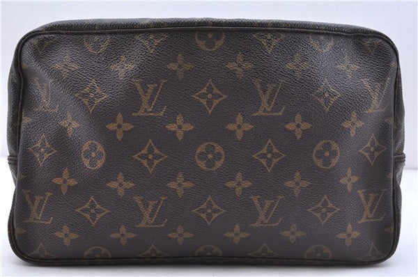 Auth Louis Vuitton Monogram Trousse Toilette 28 Clutch Bag M47522 LV Junk 0201E