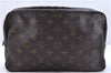 Auth Louis Vuitton Monogram Trousse Toilette 28 Clutch Bag M47522 LV Junk 0201E