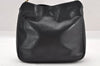 Authentic GUCCI Vintage Bamboo 2way Shoulder Hand Bag Leather Black Junk 0201I