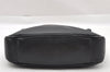 Authentic GUCCI Vintage Bamboo 2way Shoulder Hand Bag Leather Black Junk 0201I