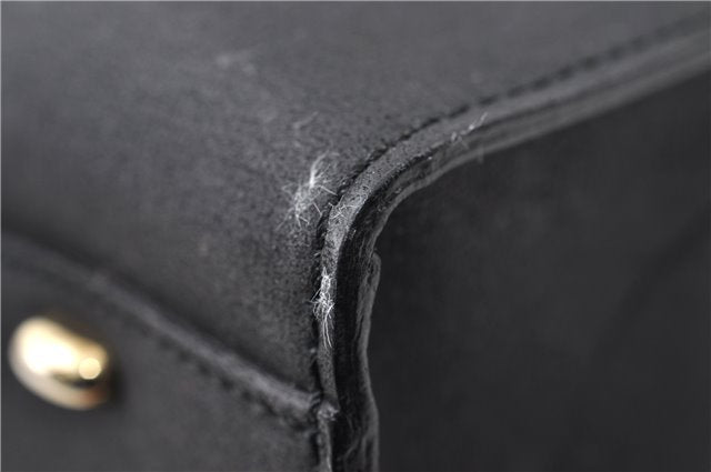Authentic CELINE Vintage Shoulder Tote Bag Leather Black 0202G